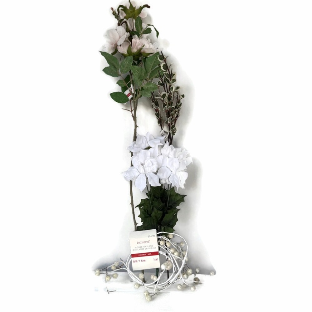 Christmas Floral Decor Mixed Lot